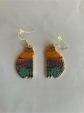 Laurel Burch Cat Earrings